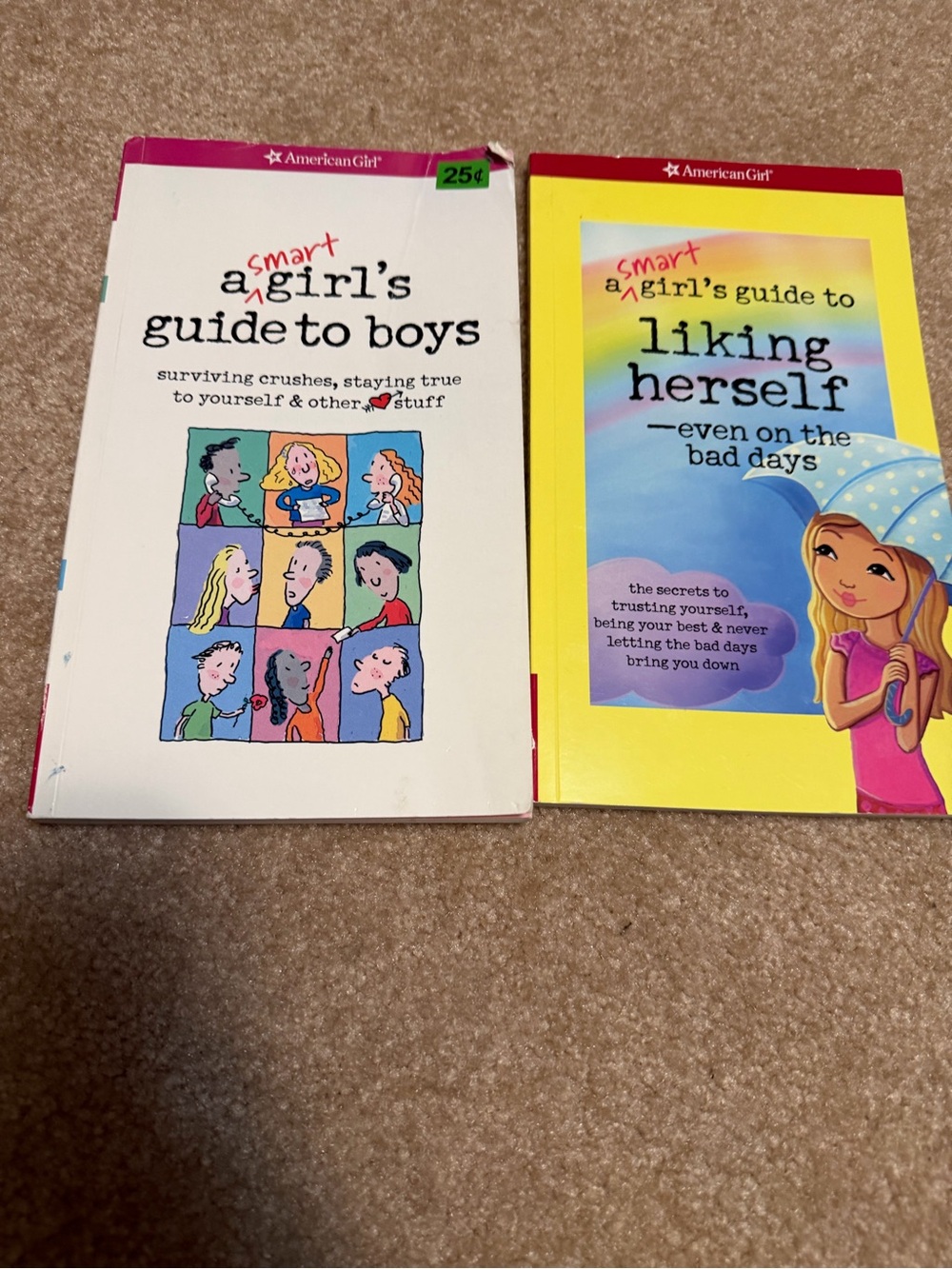 Lot of 2 books from the American Girl Smart Girl's Guide series